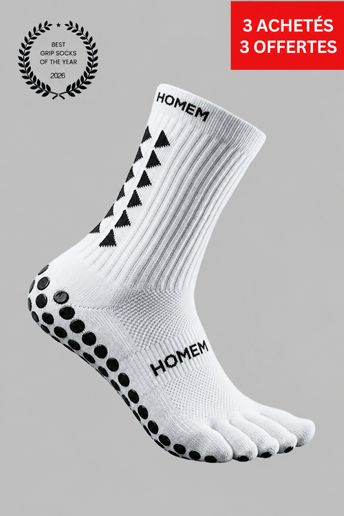 GripFlex™ | Chaussettes Grip Effet Pieds Nus