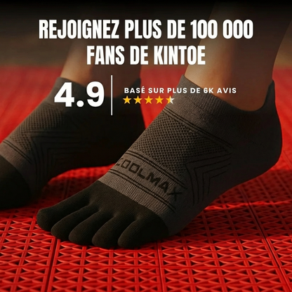 Les chaussettes conçues pour les coureurs.