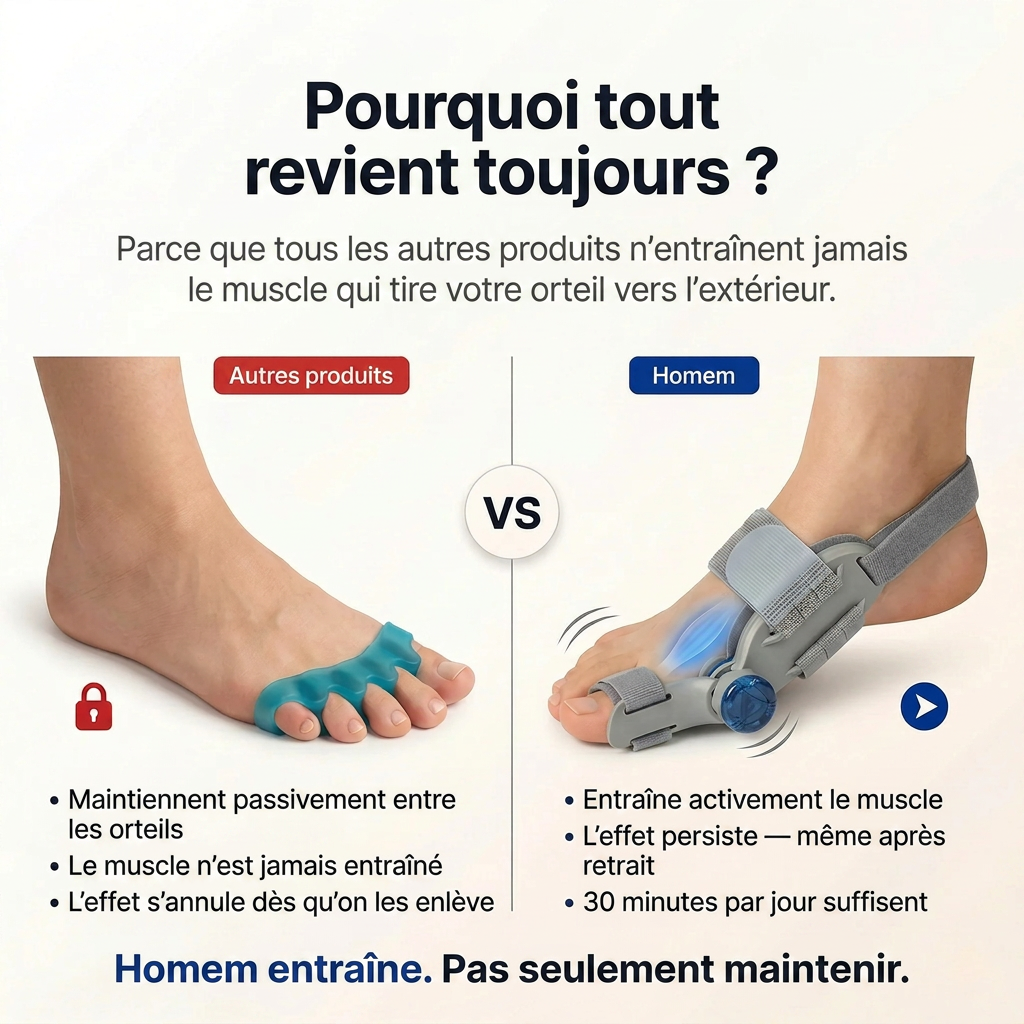 Correcteur Hallux Pro™ – Le plaisir de remarcher sans douleur. Dans les chaussures que vous aimez vraiment.