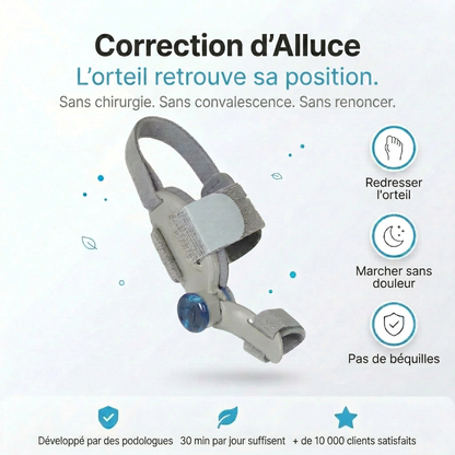Correcteur Hallux Pro™ – Le plaisir de remarcher sans douleur. Dans les chaussures que vous aimez vraiment.