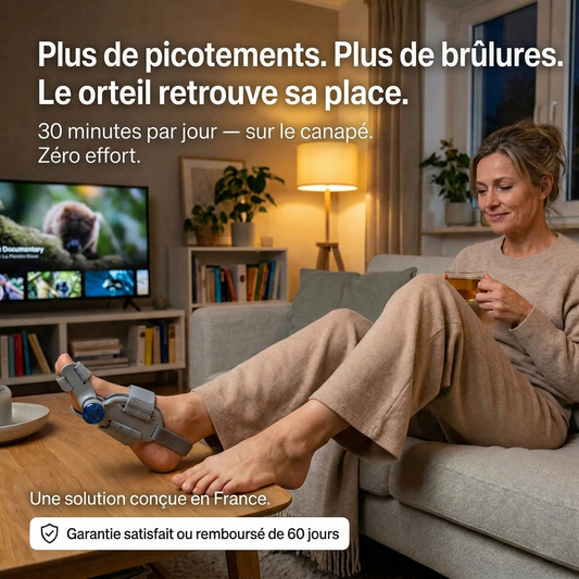 Correcteur Hallux Pro™ – Le plaisir de remarcher sans douleur. Dans les chaussures que vous aimez vraiment.