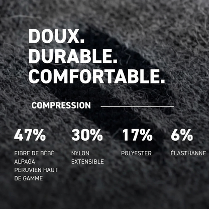Chaussettes de compression en Alpaga